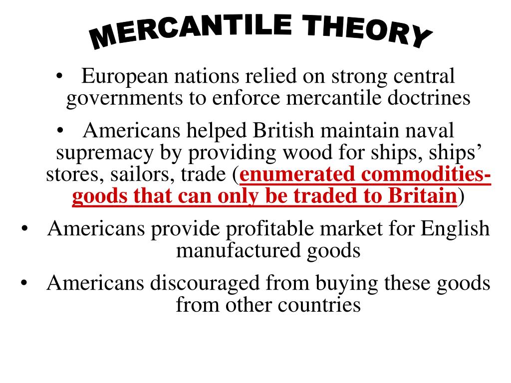 mercantile doctrine