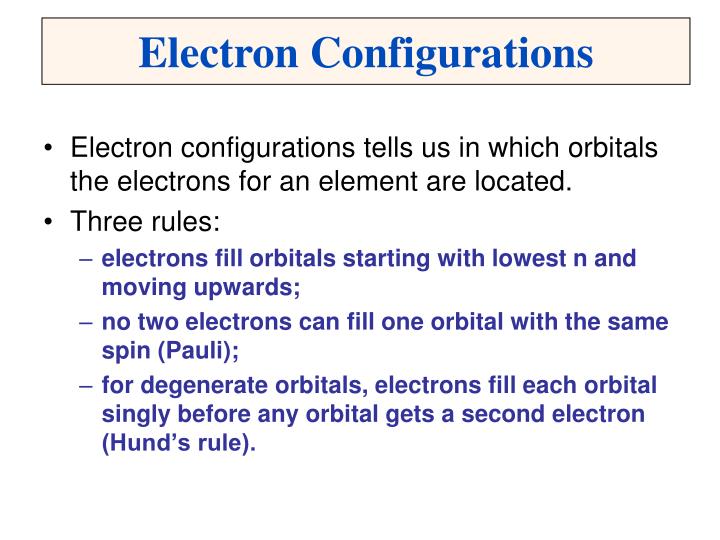electron ppt configuration PPT  PowerPoint  Configuration ID Electron Presentation
