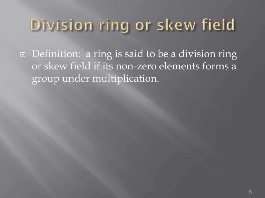 Lecture 18 Groups, Rings, Fields and Ideals