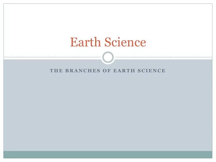 PPT - Earth Science PowerPoint Presentation, free download - ID:2063311