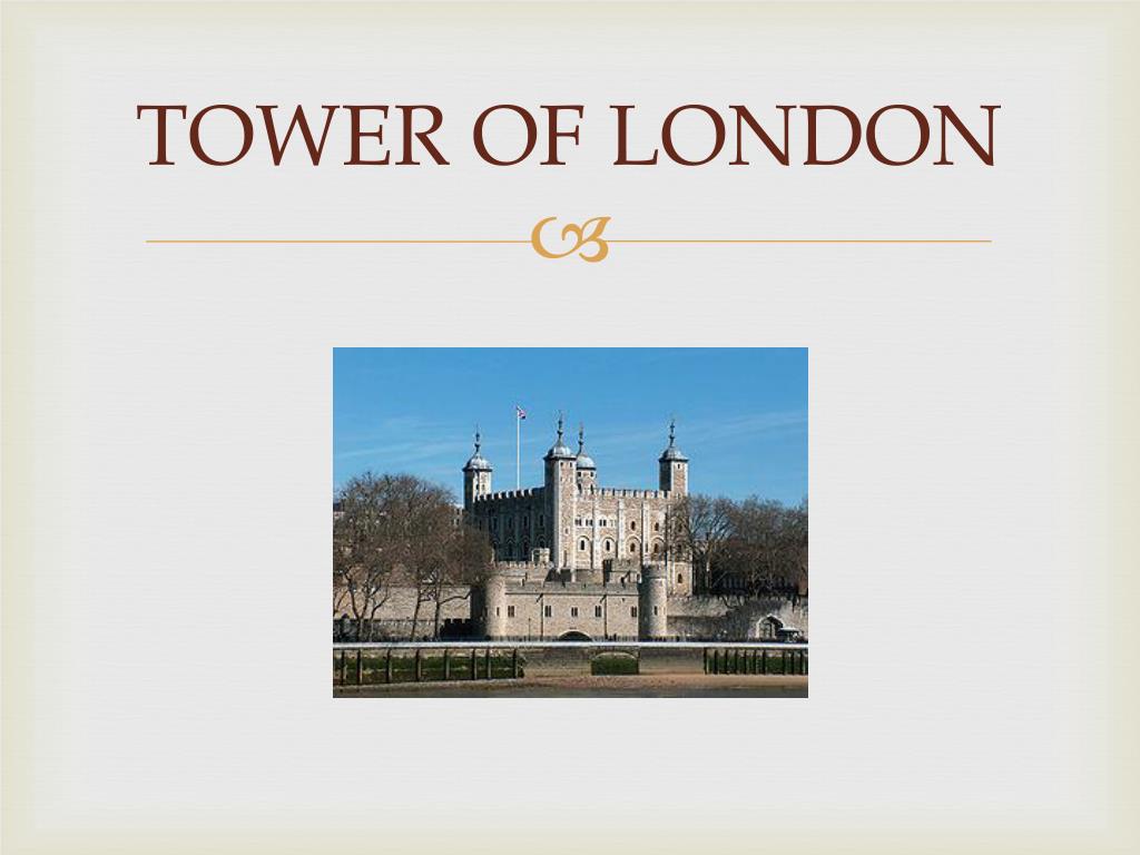 tower of london english presentation