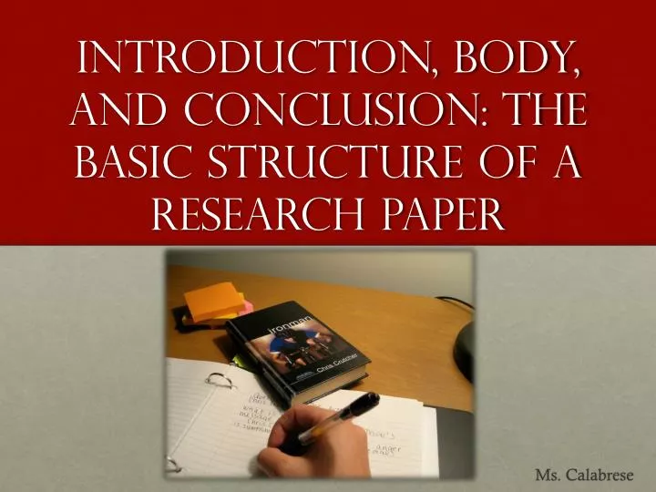 introduction body and conclusion of a research paper