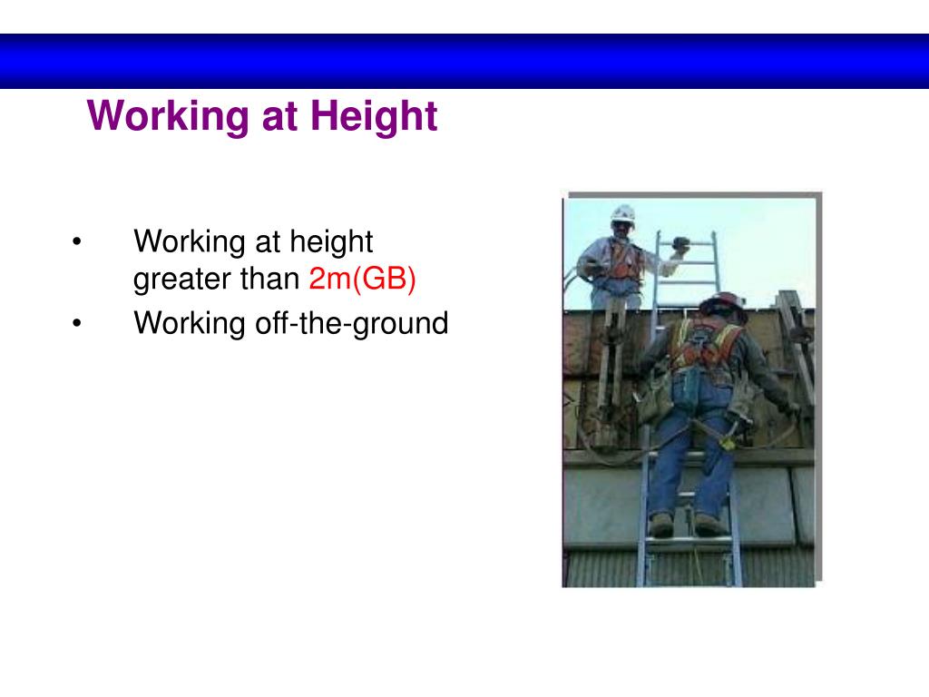 work at height training presentation