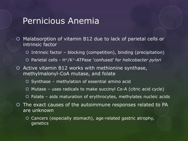 PPT Pernicious Anemia PowerPoint Presentation ID2064327
