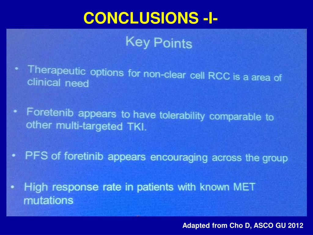 PPT - Systemic Treatment for Non-Clear Cell Histology in Renal Cell ...