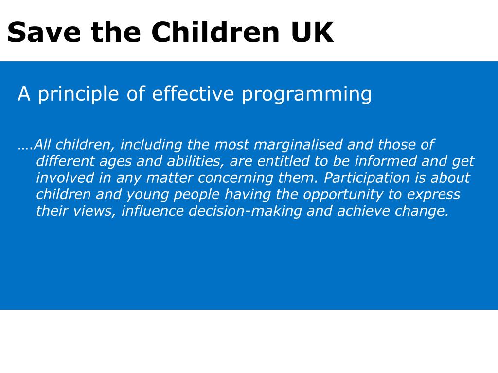 PPT - The Participation of C hildren and Young P eople in H ealth E ...