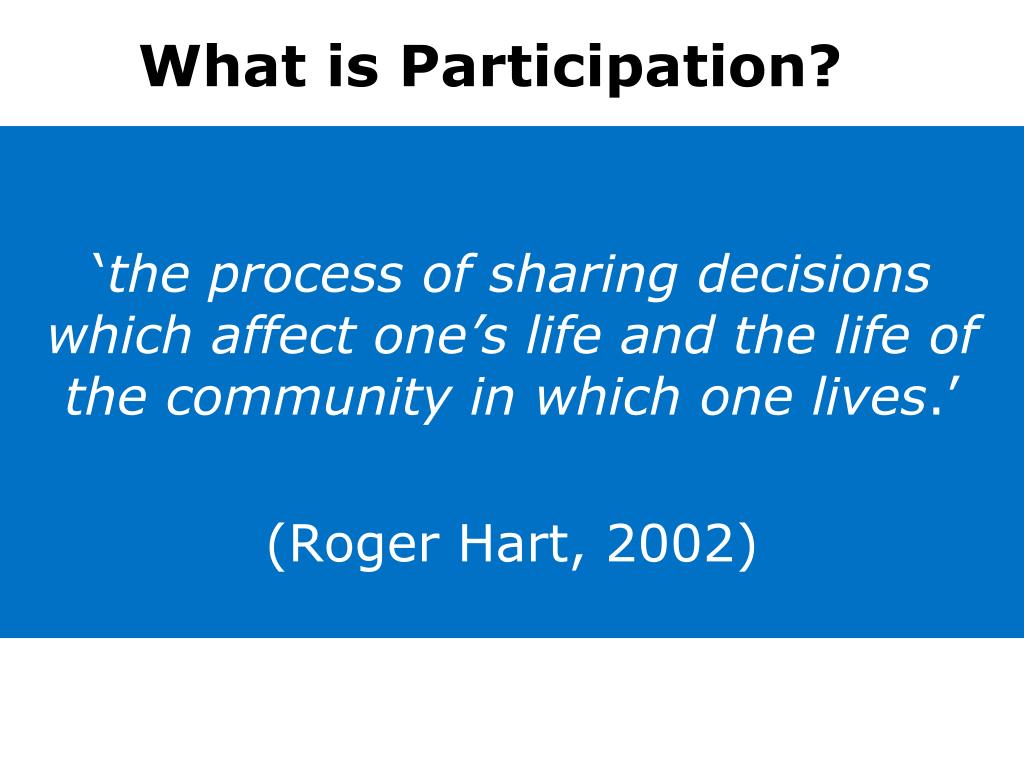 PPT - The Participation of C hildren and Young P eople in H ealth E ...