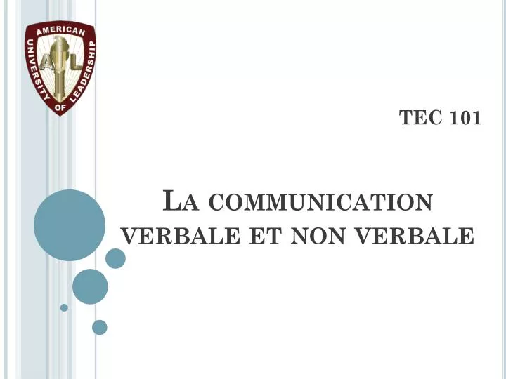 Quel est le second chapitre de la théorie des communications non verbales