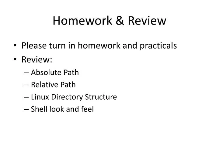 homework review 6 w4