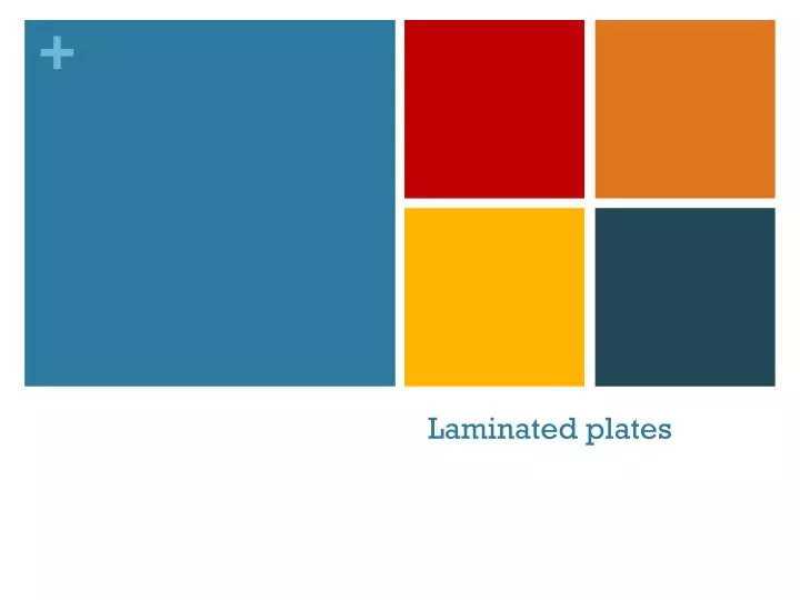 laminated plates n.