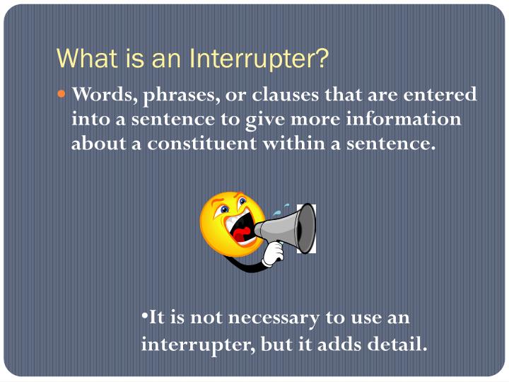 Sentence Interrupter Examples – Commas with Interrupting Words and ...
