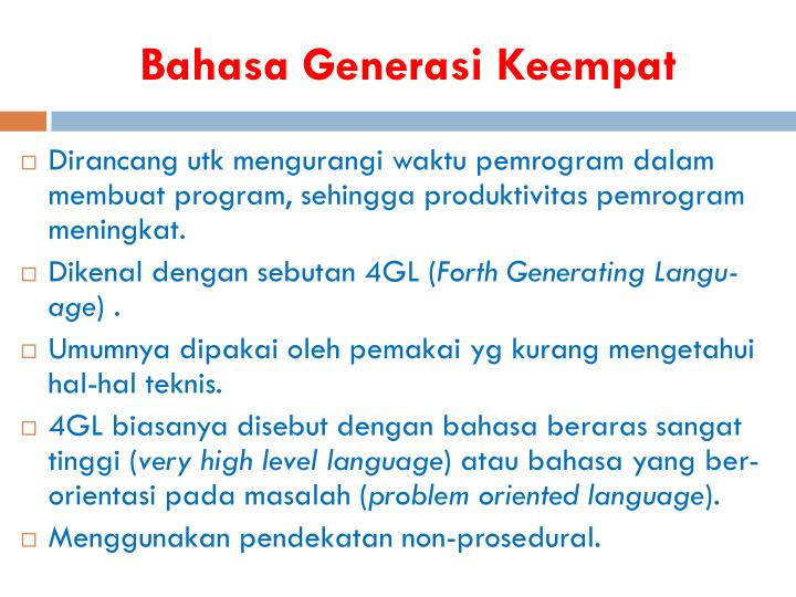 PPT - Bahasa Pemrograman PowerPoint Presentation - ID:2067866