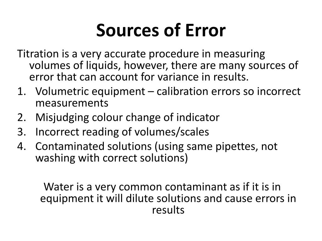 PPT Volumetric Analysis (Titration) PowerPoint Presentation, free