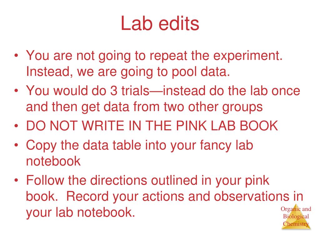 Resolving Lab Edits PPT - Chapter 25 Organic and Biological Chemistry PowerPoint ...
