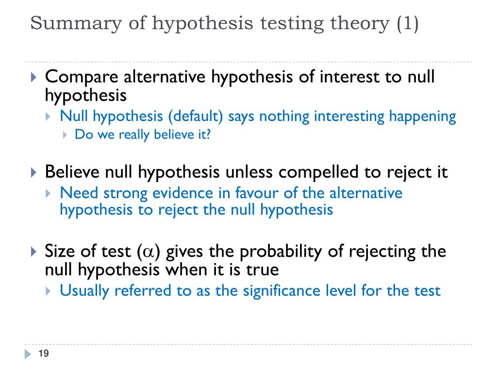 confirmatory hypothesis testing psychology definition