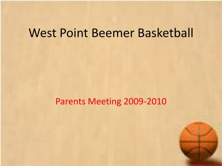 west point beemer basketball n.