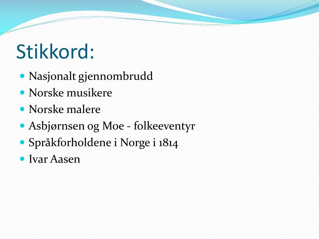 PPT - Norsk litteraturhistorie PowerPoint Presentation, free download -  ID:2068886