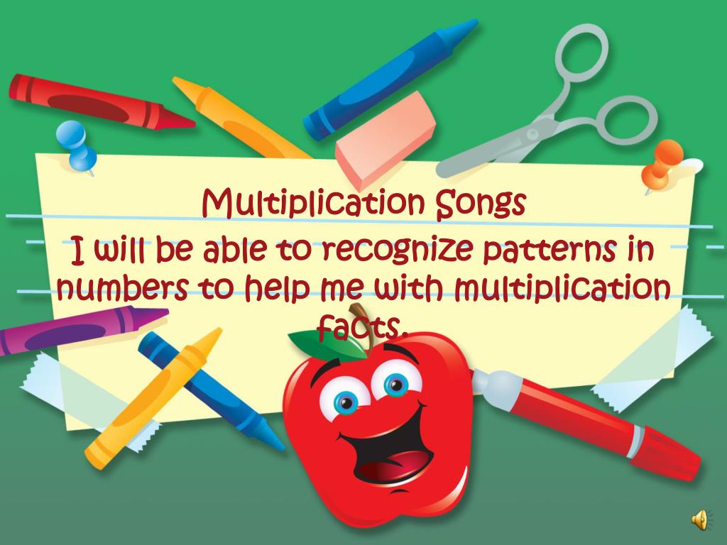 PPT Multiplication Songs PowerPoint Presentation, free download ID