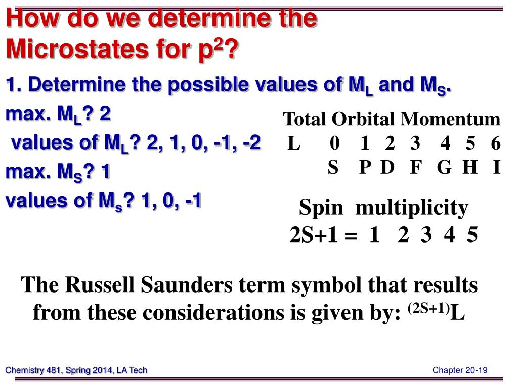 Ppt Chemistry 481 01 Spring 14 Powerpoint Presentation Free Download Id
