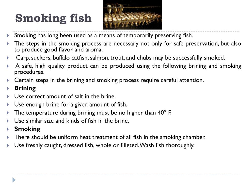 research about smoked fish