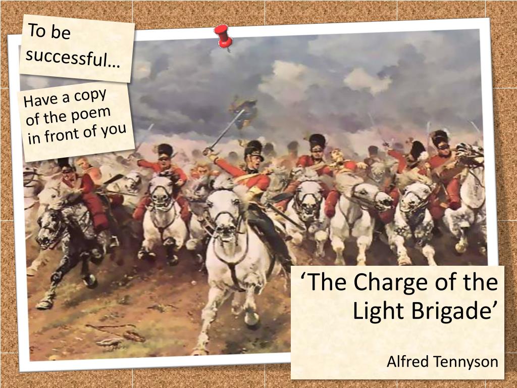 PPT - 'The Charge the Light Tennyson PowerPoint Presentation - ID:2070615