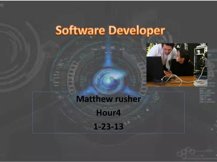 PPT - Software Developer PowerPoint Presentation, free download - ID ...