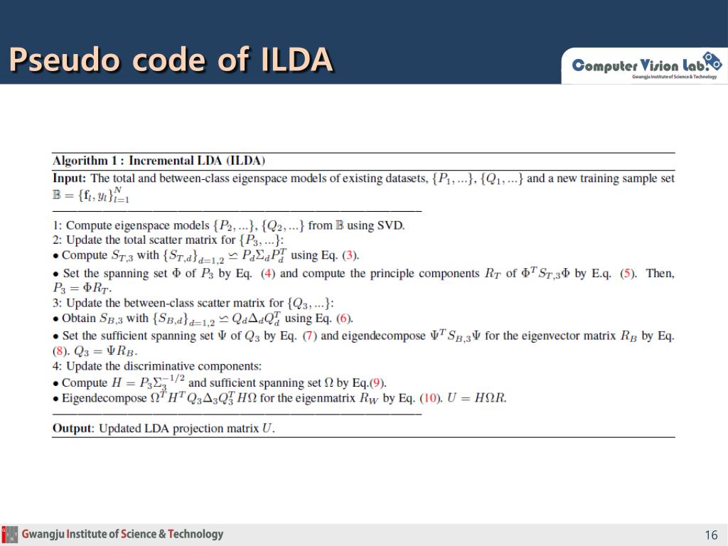 PPT Incremental Linear Discriminative Analysis LDA PowerPoint 