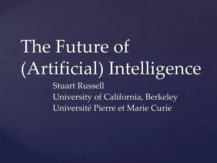 the future of artificial intelligence n.