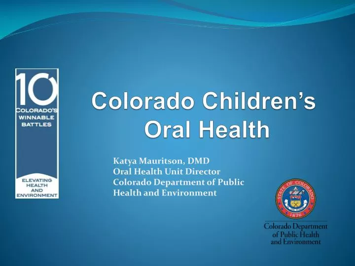 colorado children s oral health n.