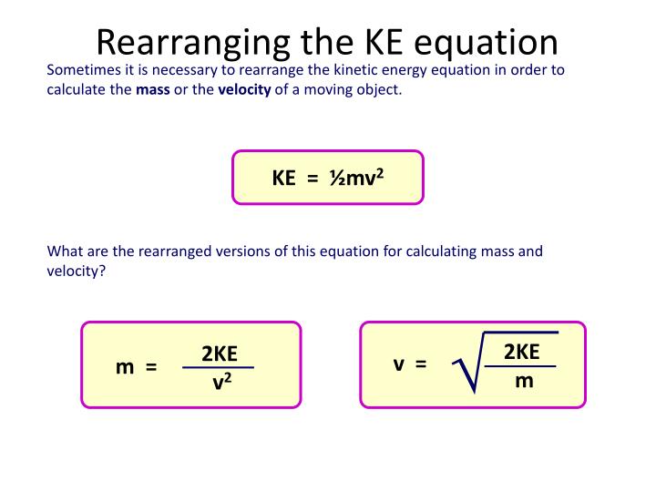 PPT - What factors affect the kinetic energy of a moving object