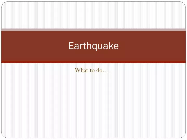 earthquake n.