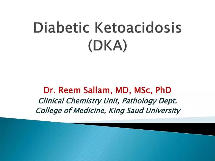 powerpoint presentation on diabetic ketoacidosis