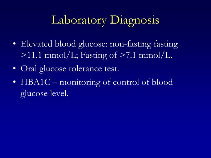 laboratory diagnosis of diabetes mellitus pdf