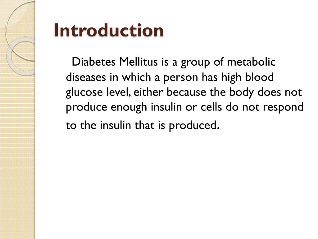 PPT Diabetes Mellitus as a health problem in Sri Lanka PowerPoint