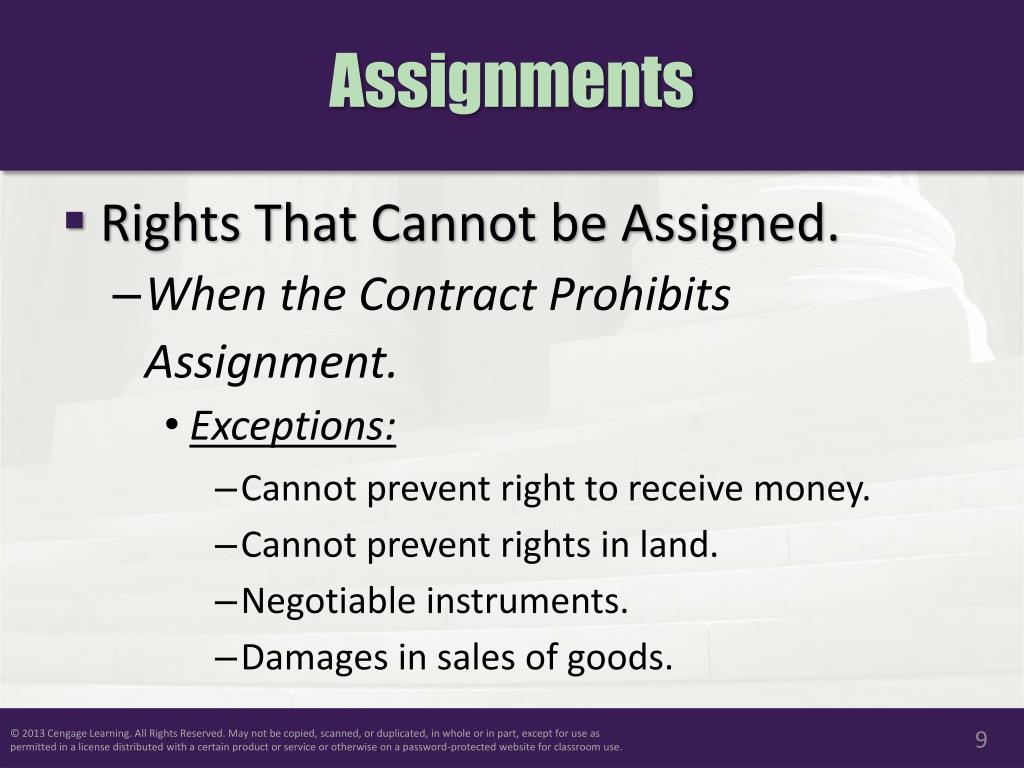 third party effects of assignments of claims