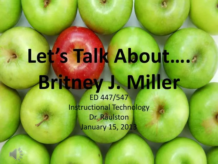 let s talk about britney j miller n.