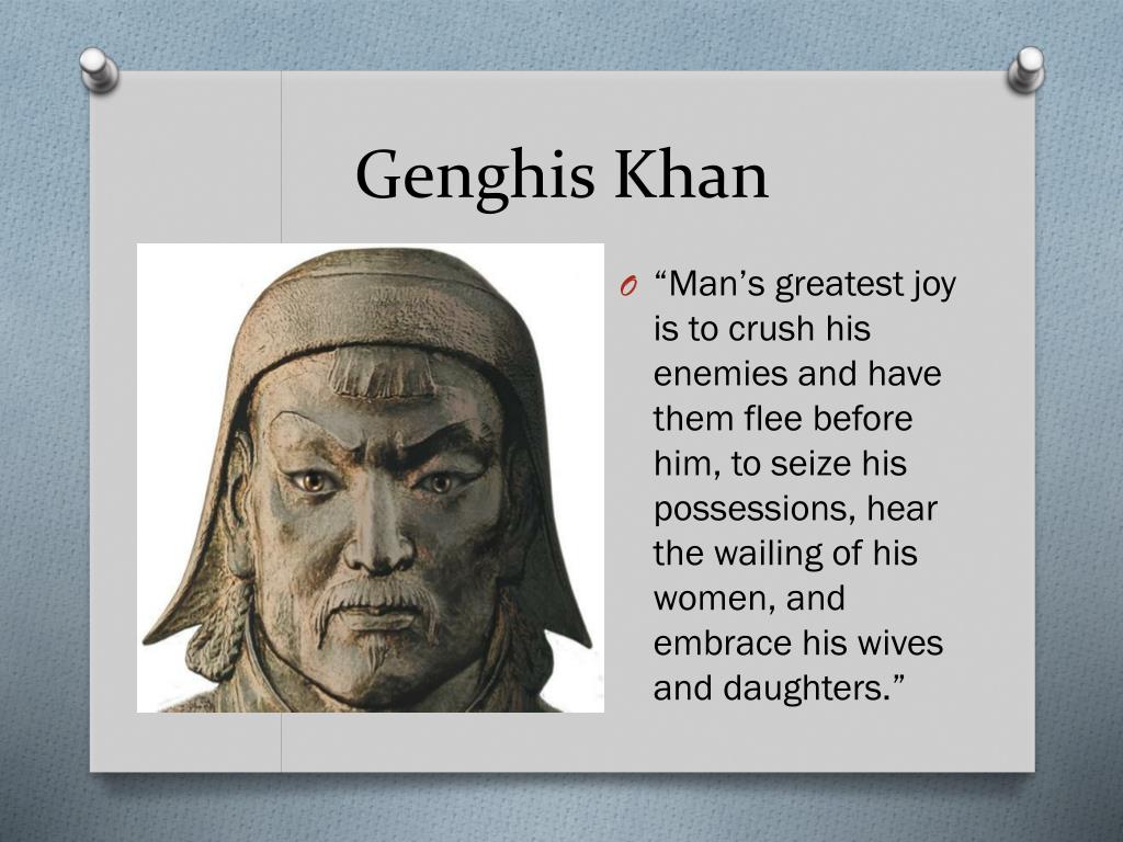 Реферат: Genghis Khan Essay Research Paper Genghis Khan