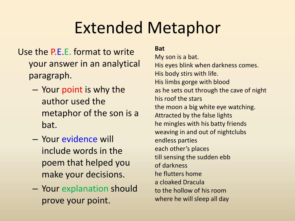 PPT - Metaphors PowerPoint Presentation, free download - ID:24