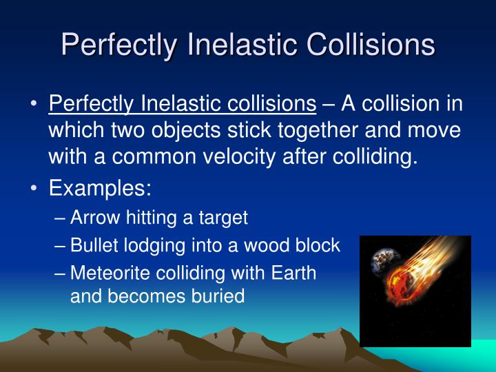 Elastic And Inelastic Collisions Ppt