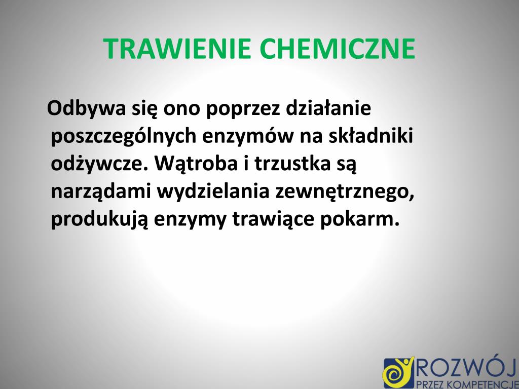 Trawienie Chemiczne W żołądku Przeżuwaczy Odbywa Się Głównie PPT - DANE INFORMACYJNE PowerPoint Presentation, free download - ID:2076517