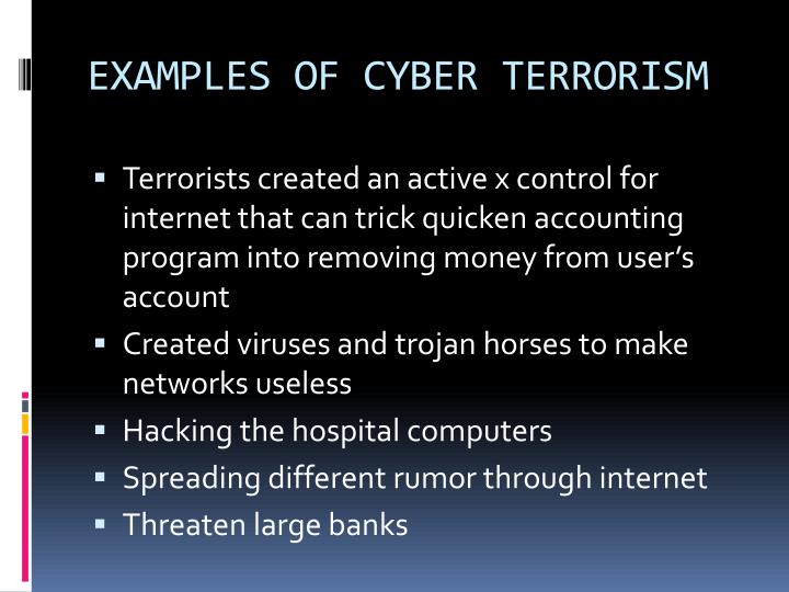 cyber terrorism thesis pdf