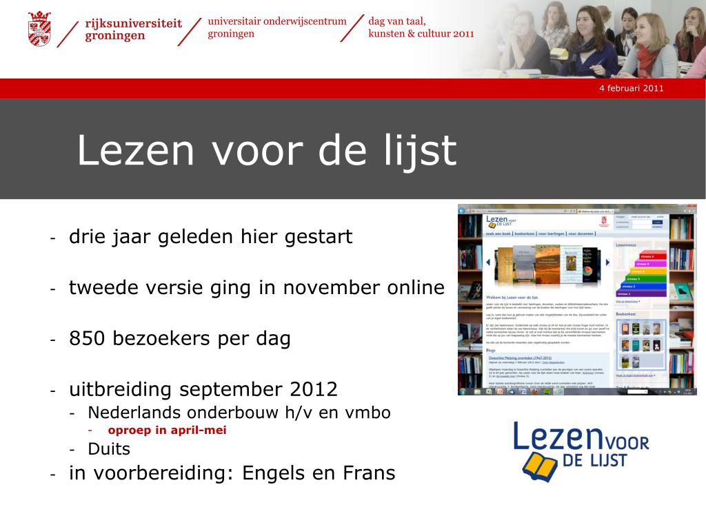 PPT - Dag van Taal, Kunsten en Cultuur PowerPoint Presentation, free