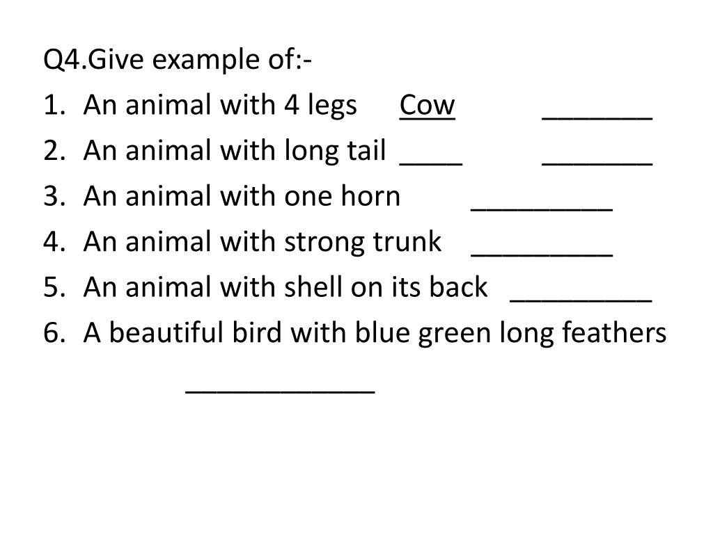 PPT - ANSWER IN ONE WORD Q1. How do these animals move? 1. A sparrow ______( :Fly ) PowerPoint Presentation - ID:2077921 PPT - ANSWER IN ONE WORD Q1. How do these animals move? 1. A sparrow ______( :Fly ) PowerPoint Presentation - ID:2077921