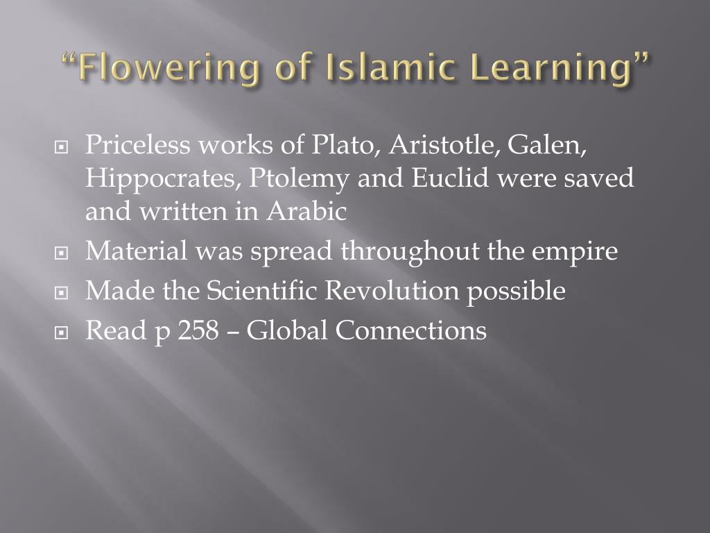 PPT - The First Global Civilization: The Rise and Spread of Islam ...