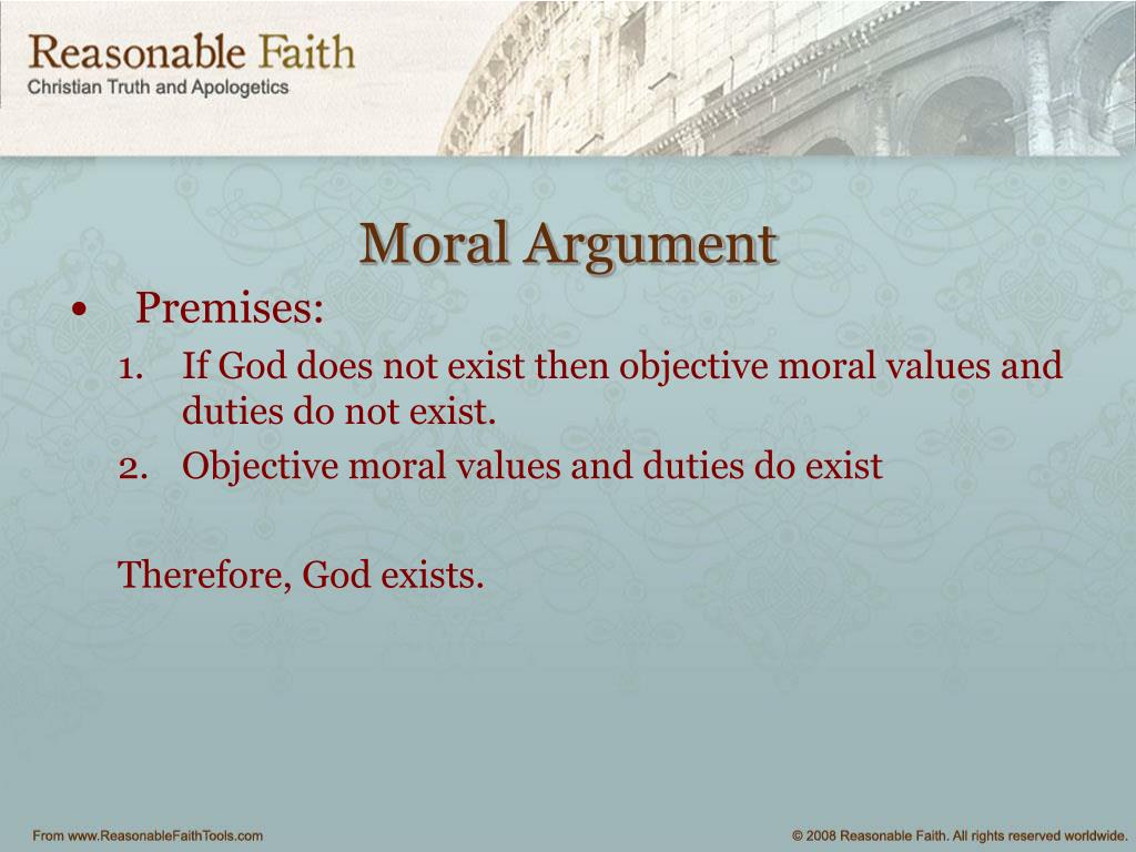 moral argument essay