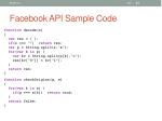 facebook api sample code