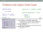 problems with higher order casts