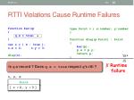 rtti violations cause runtime failures