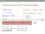 runtime checks on rtti dynamic safety1