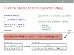 runtime checks on rtti dynamic safety3